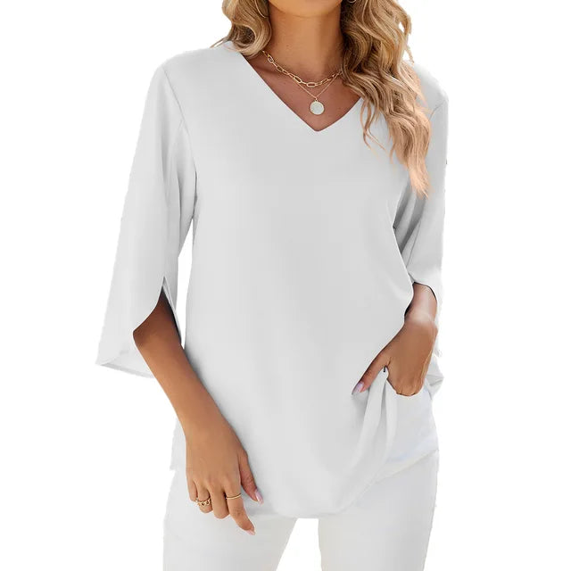 V-Neck Blouse: Effortless Elegance Redefined