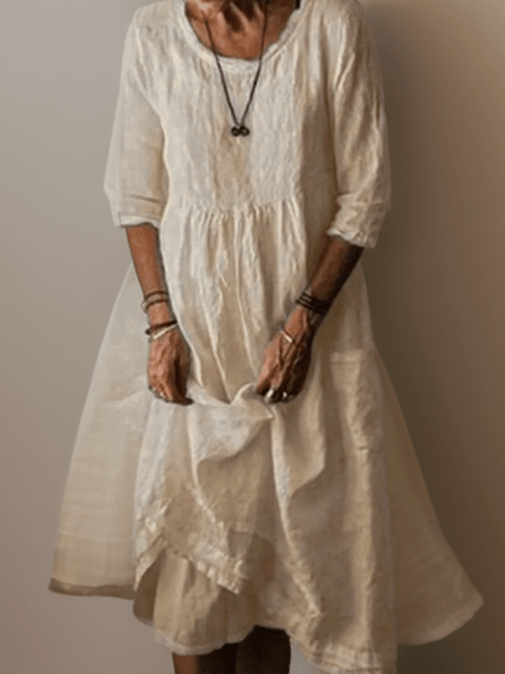 Adeline | Elegantly Draped Maxi Dress