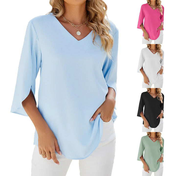 V-Neck Blouse: Effortless Elegance Redefined