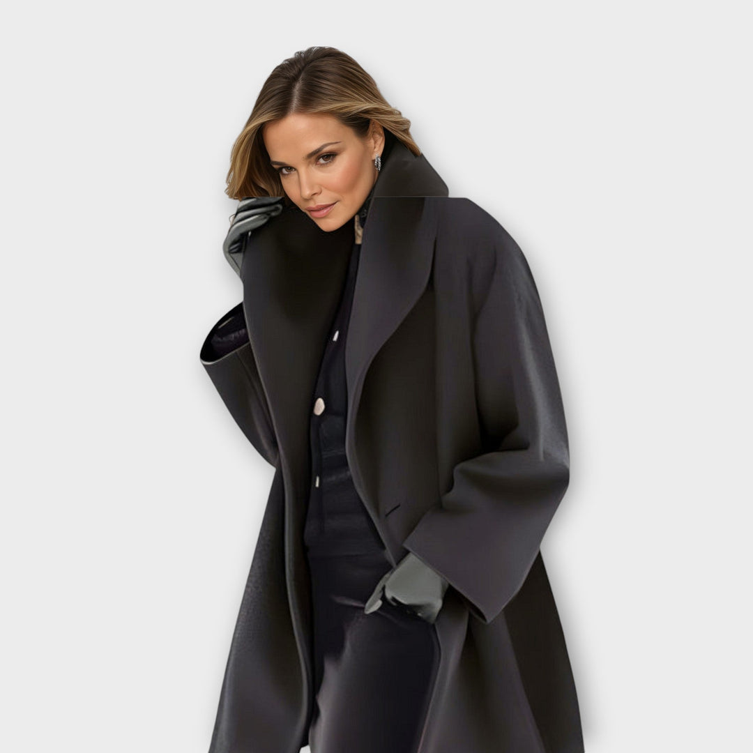 Emy  Elegant Mongolian Wool Coat