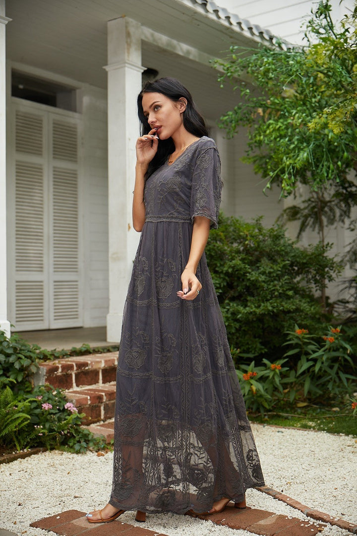 Clarita | Luxe Bloom Maxi Dress