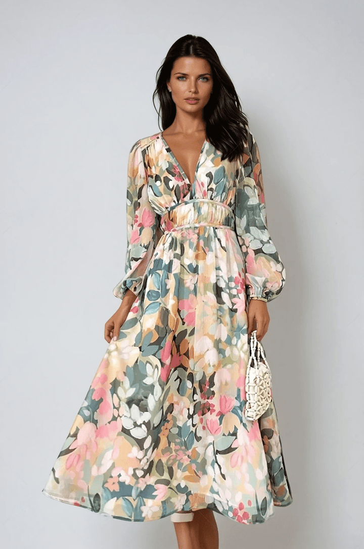 Daliah | Elegant Floral Gown