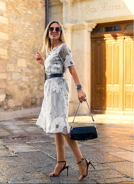 Chandra | Elegant Floral Collection Dress